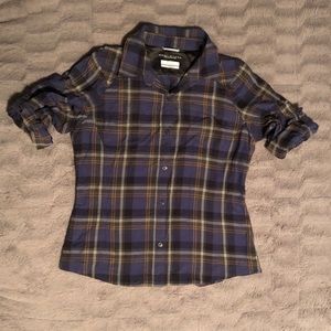 Columbia Omni-shade plaid button up